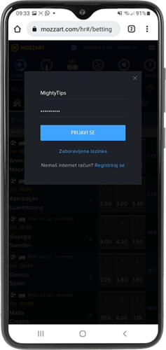 mozzart prijava login