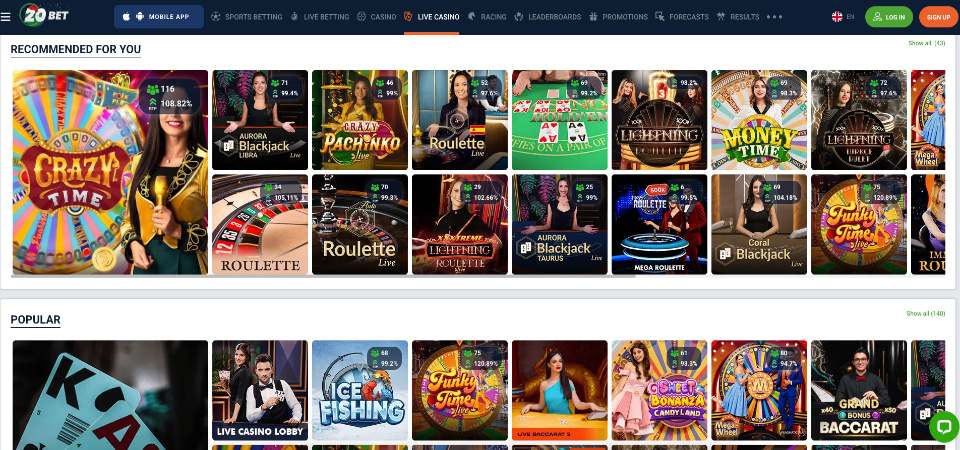 Izbor casino igara 20 Bet