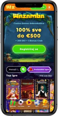 Wazamba Mobilna verzija