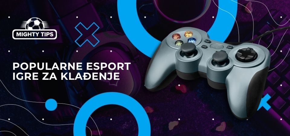 Grafika za blok 'Popularne esport igre za klađenje'