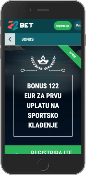 22bet bonus na uplatu