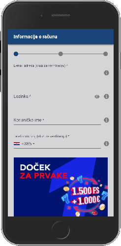 Registracija u PSK aplikaciji - iOS 2