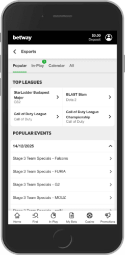 Snimka zaslona kako se kladiti na eSportove