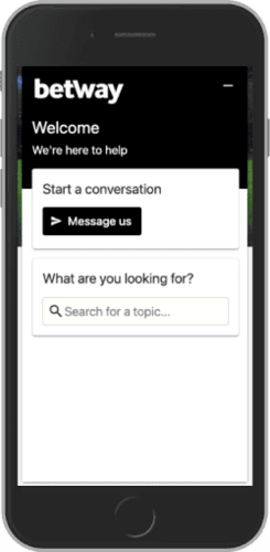 Snimka zaslona centra za podršku