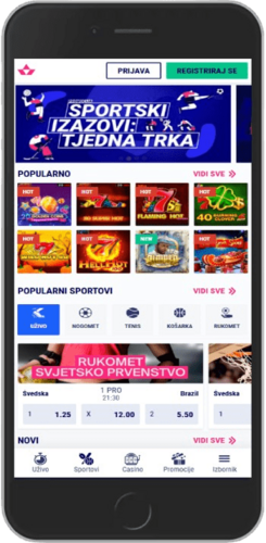 Snimka zaslona web stranice kladionice Favbet