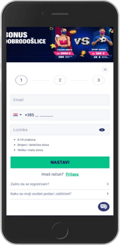 Snimka zaslona web stranice kladionice Favbet